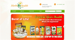 Desktop Screenshot of herbsnhealthonline.com